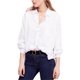 thumbnail image 1 of Free People Love This Henley Blusa para mujer, color blanco roto, pequeña, 1 of 1