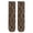 Serpentine - Independent Packaging, variant on Leopard print calf socks, printed stockings, mid length socks, fashionable and versatile colorful socks (2 pairs)