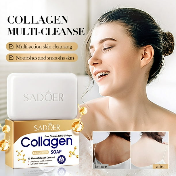 Fiudx Jabón Corporal, Barra de Belleza de Limpieza Profunda, Jabón con Extractos Vegetales Naturales, Limpiador Hidratante de Glicerina, para Rostro y Espalda, Apto para Pieles Sensibles, 100 G, Refr