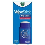 VapoStick, Solid Balm, Soothing Vapors, No Mess, Invisible Solid, 1.25 Oz