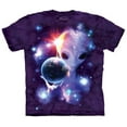 thumbnail image 1 of Purple 100% Cotton Alien Origins Realistic Graphic T-Shirt, 1 of 2