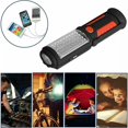 thumbnail image 3 of Luz de trabajo de emergencia recargable por USB con soporte (roja), 3 of 5