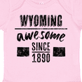 thumbnail image 4 of Inktastic Wyoming Awesome Since 1890 Boys or Girls Baby Bodysuit, 4 of 5
