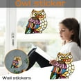 thumbnail image 2 of Vikakiooze Home Decor , Owl Sticker Wall Sticker Window Glass Decoration Pvc Sticker 20x30cm, 2 of 9