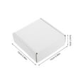 thumbnail image 2 of UPKOCH White Kraft Paper Cardboard Mailing Boxes For Small Business Storage And Shipping 5Pcs 11.8X11.8X2In, 2 of 8