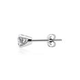 thumbnail image 3 of SuperJeweler 1 Carat Lab Grown Diamond Stud Earrings for Women in 14K White Gold, 3 of 8