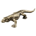 thumbnail image 2 of Estatua de animales de latón Figuras en miniatura Decoración de adornos de jardín de metal Brasas de latón Figurado, 2 of 9