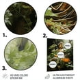 thumbnail image 3 of Designart "Green Buddhist Art Buddhas peaceful II" Buddhism Metal Wall Decor, 3 of 5