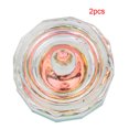 thumbnail image 2 of Recipiente para líquido acrílico, 2 piezas para decoración de uñas, vaso de cristal acrílico, artesanía superior, 2 of 10