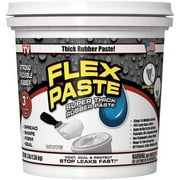 Flex Paste Super Thick Rubberized Paste, 3 lb, White