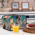 thumbnail image 5 of KLL Colorful Sky Puppy Print 4 Slice Toaster Dust Covers Kitchen Small Appliance Cover with 2 Pockets,Can hold Jam Spreader Knife & Toaster Tongs (12.4 x 10.6 x 8.2), 5 of 6