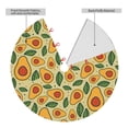 thumbnail image 2 of Picia Leaves Avocado Print Christmas Tree Skirt , Christmas Tree Skirt Ornaments for Merry Christmas Holiday Party Decorations Indoor Outdoor-48", 2 of 7