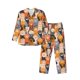 thumbnail image 1 of Balery Cute Cat Paw Pijama para Hombre de Dos Piezas con Manga Larga, Conjunto de Dormir y Descanso Suave con Bolsillos-Small, 1 of 7