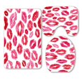 thumbnail image 1 of Juego de 3 Alfombrillas de Baño ABPHQTO con Estampado de Labios, 1 of 1