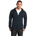 thumbnail image 1 of District Men's The Concert Fleece Full-Zip Hoodie. DT800, 1 of 1