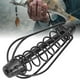 thumbnail image 3 of Alimentador de pesca de Metal portátil, cesta para cebos, jaula para señuelos, aparejos de pesca, color negro (20g, 6 uds.), 3 of 8