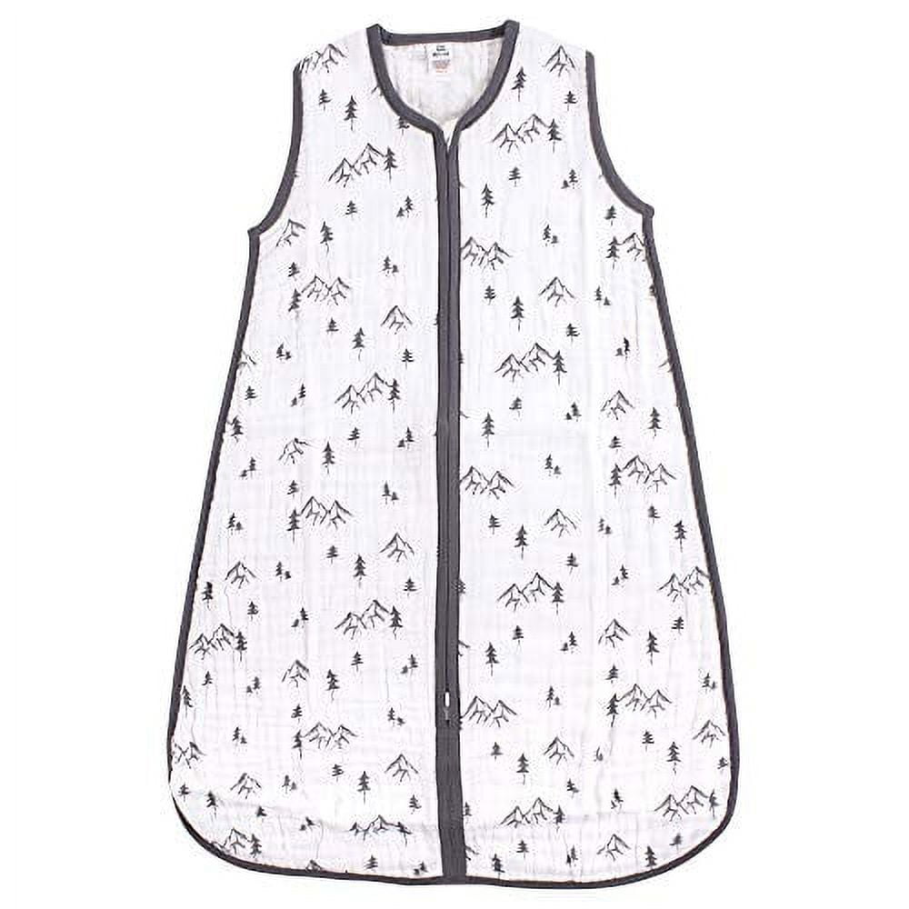 Yoga Sprout Baby Sleeveless Muslin Cotton Sleeping Bag, Sack, Blanket, Mountain Range, 12-18 Months