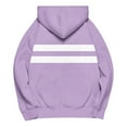 thumbnail image 4 of Ashirexll Oversized Hoodies for Women, Womens Hoodies, Fashion Casual Ladies Striped Long Sleeve Pockets Tops Blouse Hooded Sweatshirts, 4 of 5