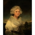 thumbnail image 2 of John Hoppner 12x14 Black Ornate Wood Framed Double Matted Museum Art Print Titled: Mrs. Abington, 2 of 5
