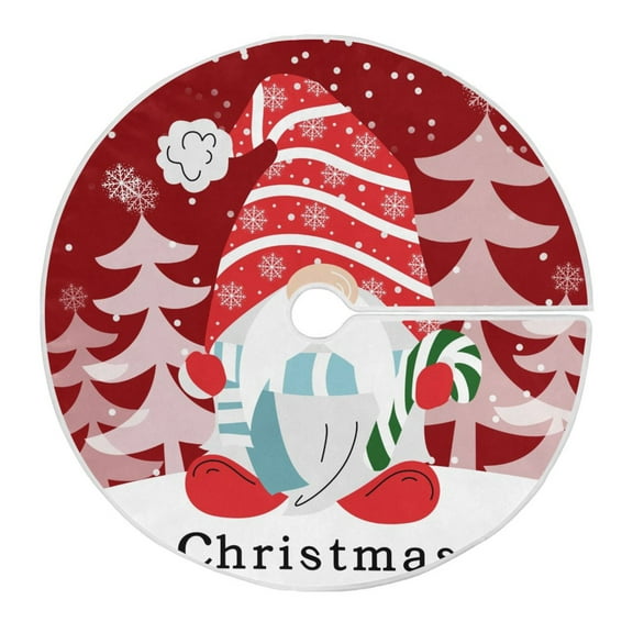 Ryvnso Christmas Tree Skirt Christmas Gnome Xmas Tree Skirts Ornament Home Decorations 35.4"