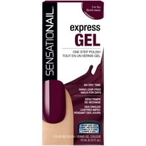SensatioNail Express Gel Nail Polish (Red), I'm so Bord-eaux, 0.33 fl oz