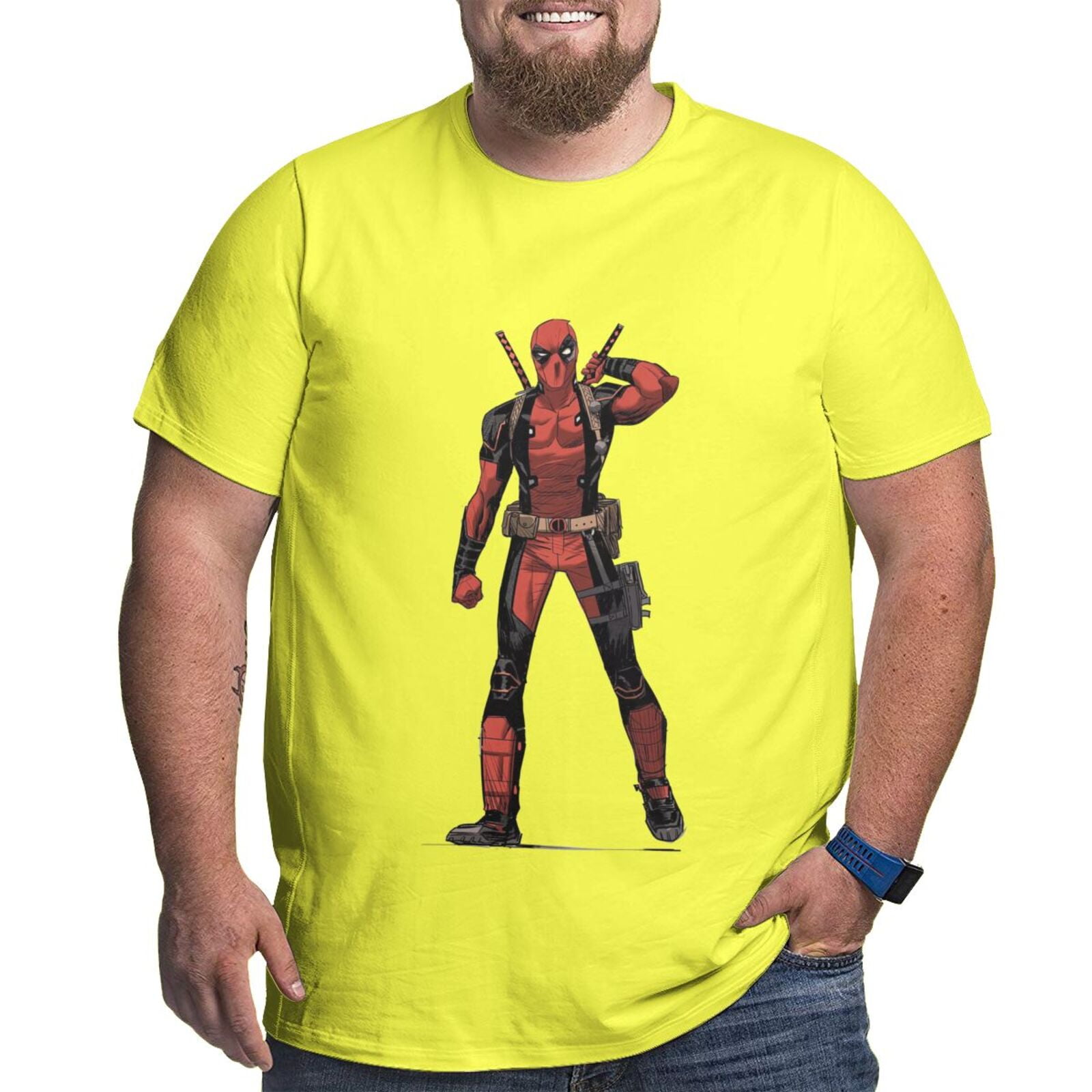 Big size men's t-shirt Deadpool 