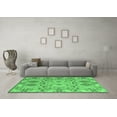 thumbnail image 3 of Ahgly Company Indoor Square Persian Emerald Green Traditional Area Rugs, 4' Square, 3 of 4