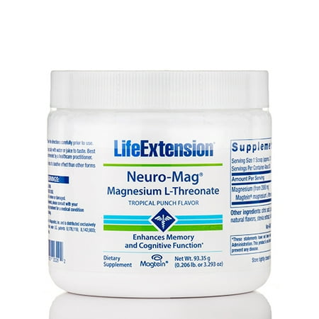 UPC 737870203292 product image for Neuro-Mag Magnesium L-Threonate Life Extension 93.35g (0.206 lb or Powder | upcitemdb.com
