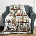thumbnail image 4 of The Cat Is Hiding Throw Blanket for Women, Men & Kids - Super Soft Plush Blanket Throw Fleece Blanket Animal Blanket, 4 of 8