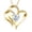 D, variant on YYKihy Female Twelve Months Heart Shape Letters Pendant Silver Love Zircon Necklace Birthstone Pendant Necklace