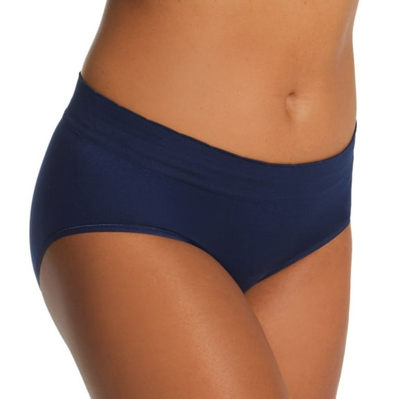 Women's Vanity Fair 18218 No Pinch, No Show Seamless Hipster Panty (Ghost Navy 5)