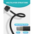 thumbnail image 4 of ZODIRISE 4 ft Propane Hose Adapter - Connect 1lb BBQ to 20lb Gas Tank, 4 of 7