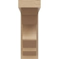 thumbnail image 2 of 4"W x 8"D x 12"H Classic Sheridan Rough Cedar Woodgrain TimberThane Corbel, Primed Tan, 2 of 6