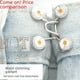 thumbnail image 1 of Pantalones de mezclilla desmontables sin clavos con artefacto ajustado a la cintura Ajuste de cintura Gran cambio Cintura fija pequeña Hebilla Botones de metal, 1 of 5