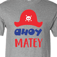 thumbnail image 4 of Inktastic Ahoy Matey, Pirate Hat, Skull and Bones - Red Blue T-Shirt, 4 of 5