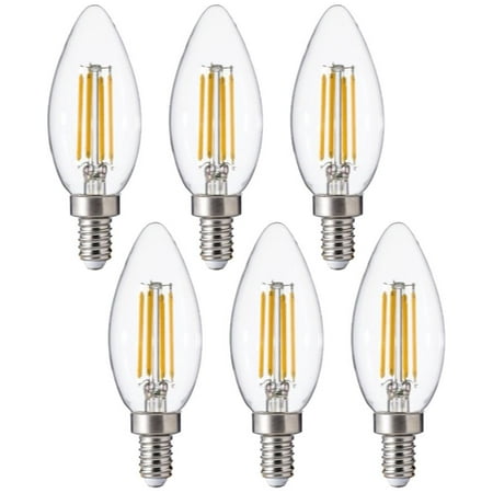 

Tesler 60W Equivalent Clear 5W 12 Volt LED Non-Dimmable E12 6-Pack