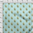 thumbnail image 2 of oneOone Cotton Poplin Twill Pastel Mint Fabric Stripe & Floral Block Sewing Craft Projects Fabric Prints By Yard 56 Inch Wide, 2 of 2