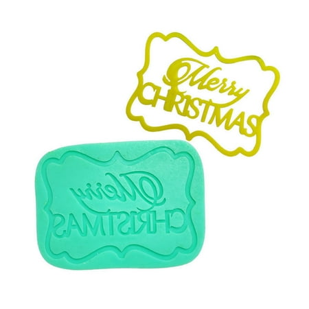 

✪ Fondant Moulds Chocolate Molds Baking Mold Christmas Series Silicone Material Baking Accessories for Home Kitchen Baking