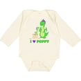 thumbnail image 3 of Inktastic I Love Poppy Boys or Girls Long Sleeve Baby Bodysuit, 3 of 5