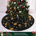 thumbnail image 6 of GZHJMY Halloween Tree Skirt Pumpkin Dance Xmas Tree Skirt Floor Door Round Mat Decorations for Holiday Party Home Christmas Day Ornaments, 35.4", 6 of 6