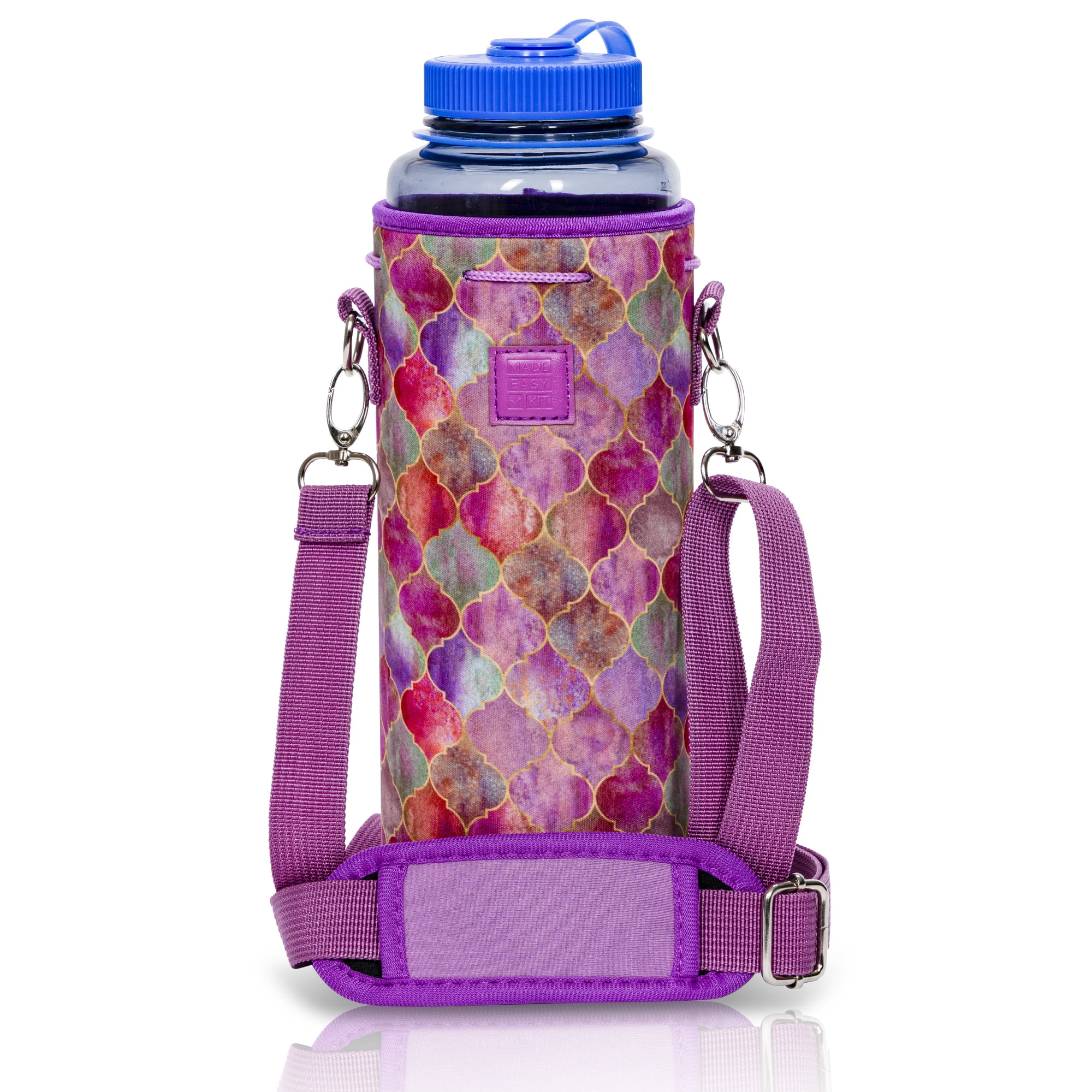 Beautyflier Neoprene Water Bottle Sleeve Insulator Cooler, Compatible with  Nalgene Water Bottle 32 OZ, with Adjustable Shoulder Strap for Hydro Flask