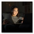 thumbnail image 5 of Serenity Stereo Wireless Headphones With Microphone, White With Rose Gold Accents | Bundle of 5 Each, 5 of 6