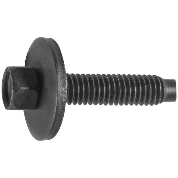 Auveco # 23808 Hex Head Sems Screw W/ Dog Point M6-1.0 X 28mm - Black N606677-S. Qty 25.