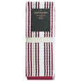 thumbnail image 2 of Craftsworth 100% Cotton Kitchen Towel, 15x26-Pack of 6, Stripe Red Combo, 2 of 6