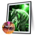 thumbnail image 1 of Cuadros Decorativos Lobo 5D diamante pintura bordado DIY artesanía punto de cruz decoración del hogar (A) Wdftyju embutido en tela, 1 of 9