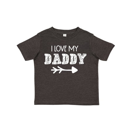 

Inktastic I Love My Daddy with Arrow Gift Toddler Boy or Toddler Girl T-Shirt