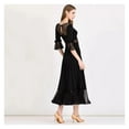 thumbnail image 2 of Ballroom Dance Dress For Women Half Sleeves Modern Dance Dress Big Swing Party Tango Waltz, 2 of 6