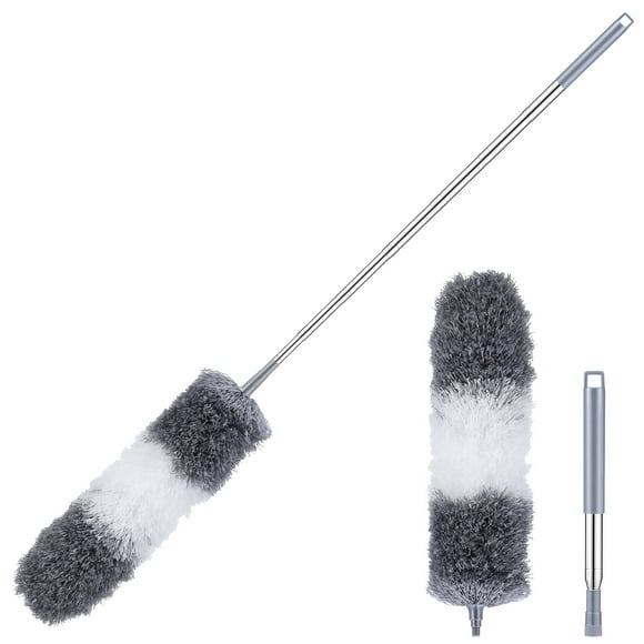 icolorfuled Duster With Extension Pole Microfiber Duster Dust Cleaner Flexible Duster Fan Cleaner Duster Ceiling Duster