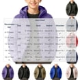 thumbnail image 3 of Boys Girls Winter Hoodies Outwear Coats Solid Long Sleeves Zipper Jacket Kids Keep Warm Plush Coats, 3 of 9