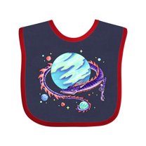 Inktastic Space Dragon and Planet Boys or Girls Baby Bib